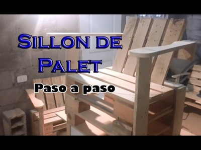 Como hacer un Sillon de Palet - Paso a paso