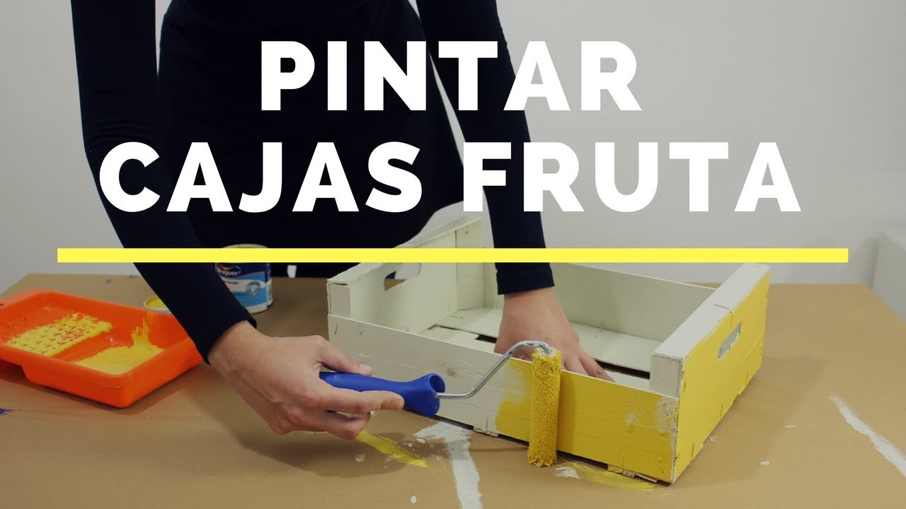 Cómo pintar cajas de madera de fruta