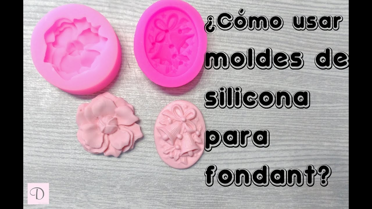 Cómo usar los moldes de silicona para fondant