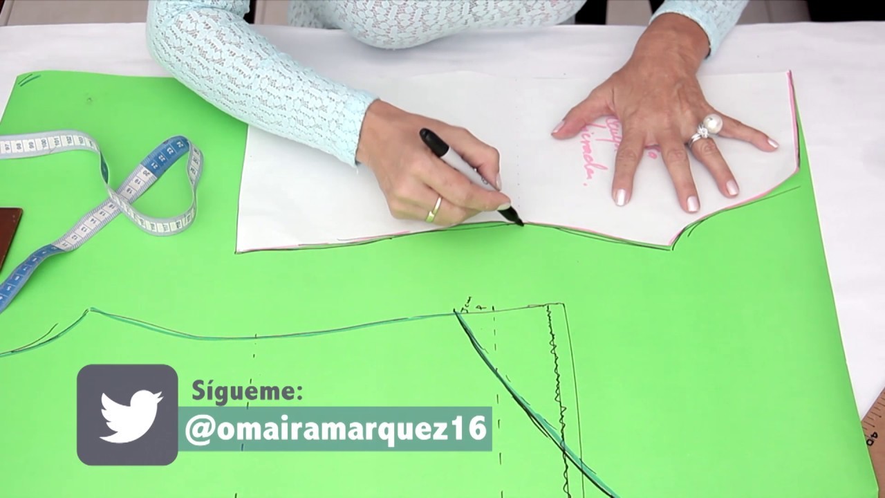 DIY Body con Gola Olan Parte 1- Omaira Tv