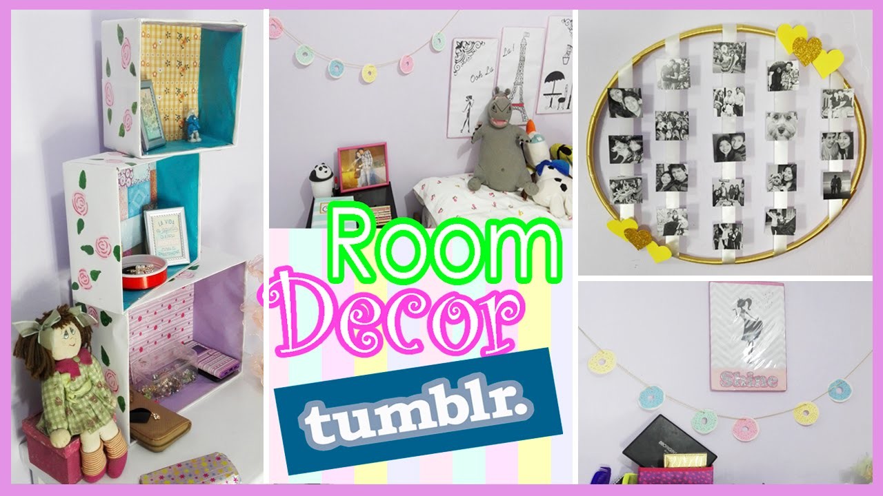 DIY Decora tu cuarto como  TUMBLR! Ft. AliceLimaland