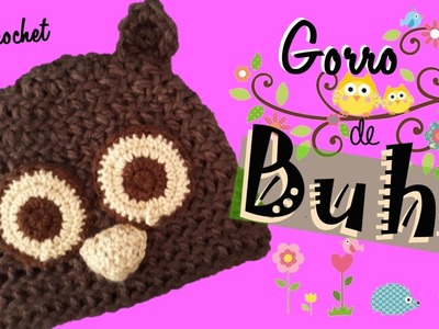 Gorro de Búho a Crochet en lana gruesa | HandMade Ideas | Crochet Owl Hat