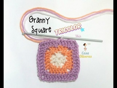 Granny Square Tricolor