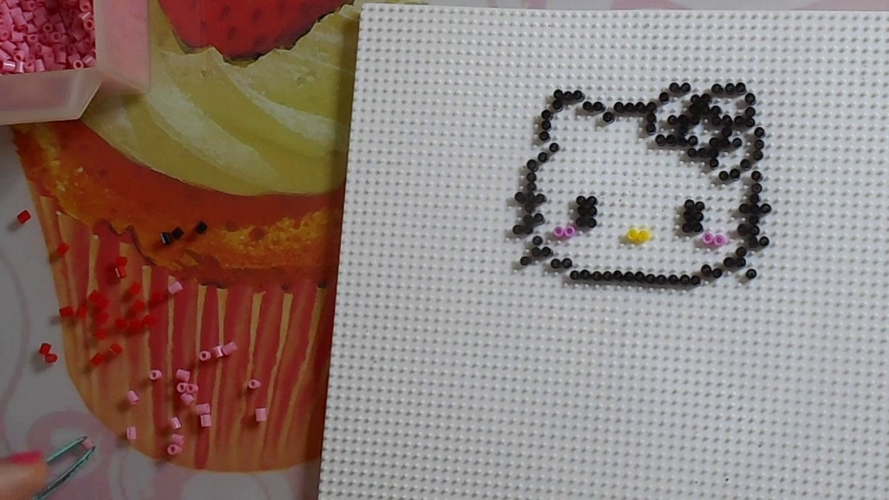 Llavero Hello Kitty Hama Beads Mini