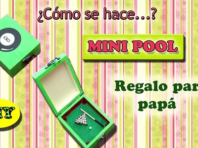 Mini Pool o Billar |  Idea regalo DÍA DEL PADRE |Dad's day