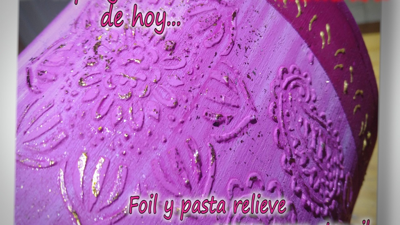 PASTA PARA STENCIL Y FOIL  Parte 2.3