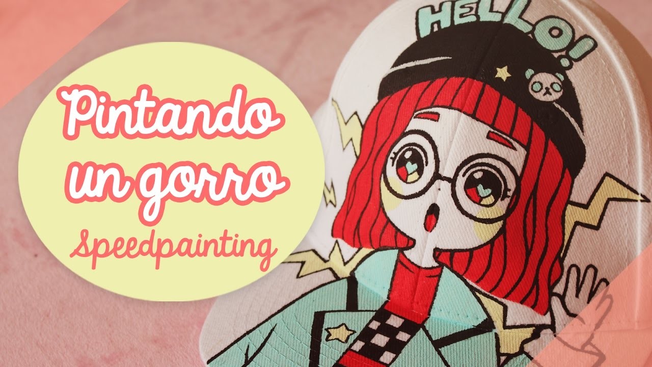 ♡ Pintando un gorro! Speedpainting ♡ By Piyoasdf