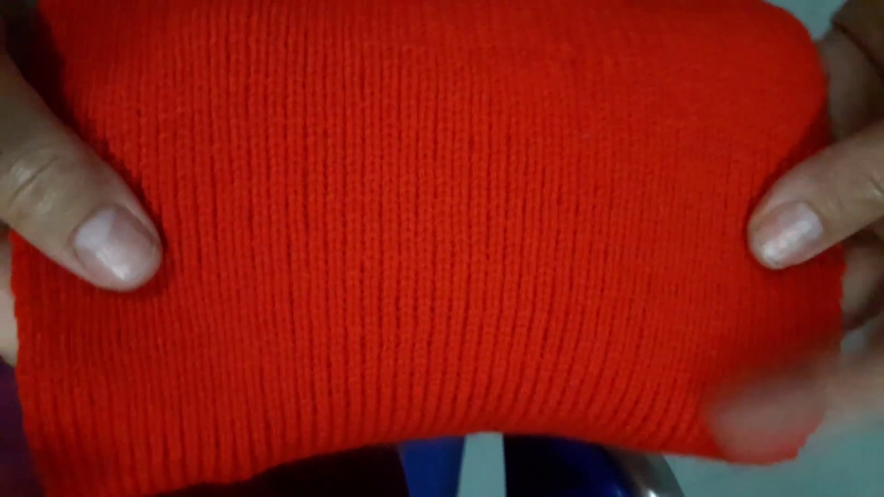 Pruebas de tejido con tricotadora