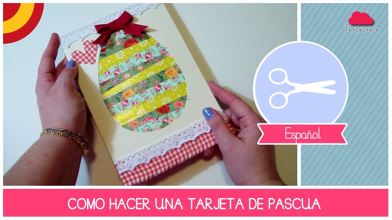 Tarjeta de Pascua manualidad facil by Fantasvale - Ideas creativas