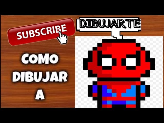 Como Dibujar A Spider-Man Pixel Art : How To Draw Pixel Art Spider Man