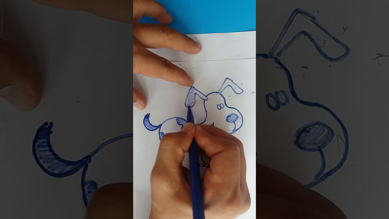 Como dibujar un perro. How yo draw a dog