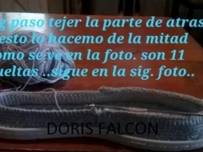 Zapatos tejidos crochet (tenis tejidos)