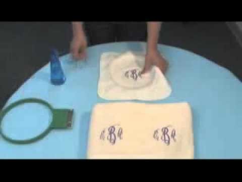 Cómo bordar toallas y tejidos con rizo