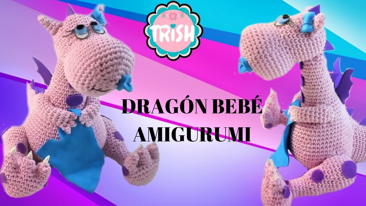 ???????? COMO MONTAR EL DRAGÓN BEBÉ AMIGURUMI????- CROCHET????????