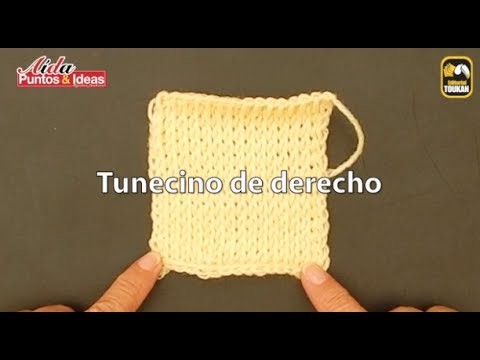 Cómo tejer Tunecino de Derecho