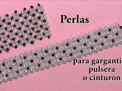 # DIY -Perlas para una gargantilla pulsera o cinturón# DIY - Necklaces for a bracelet or belt choker