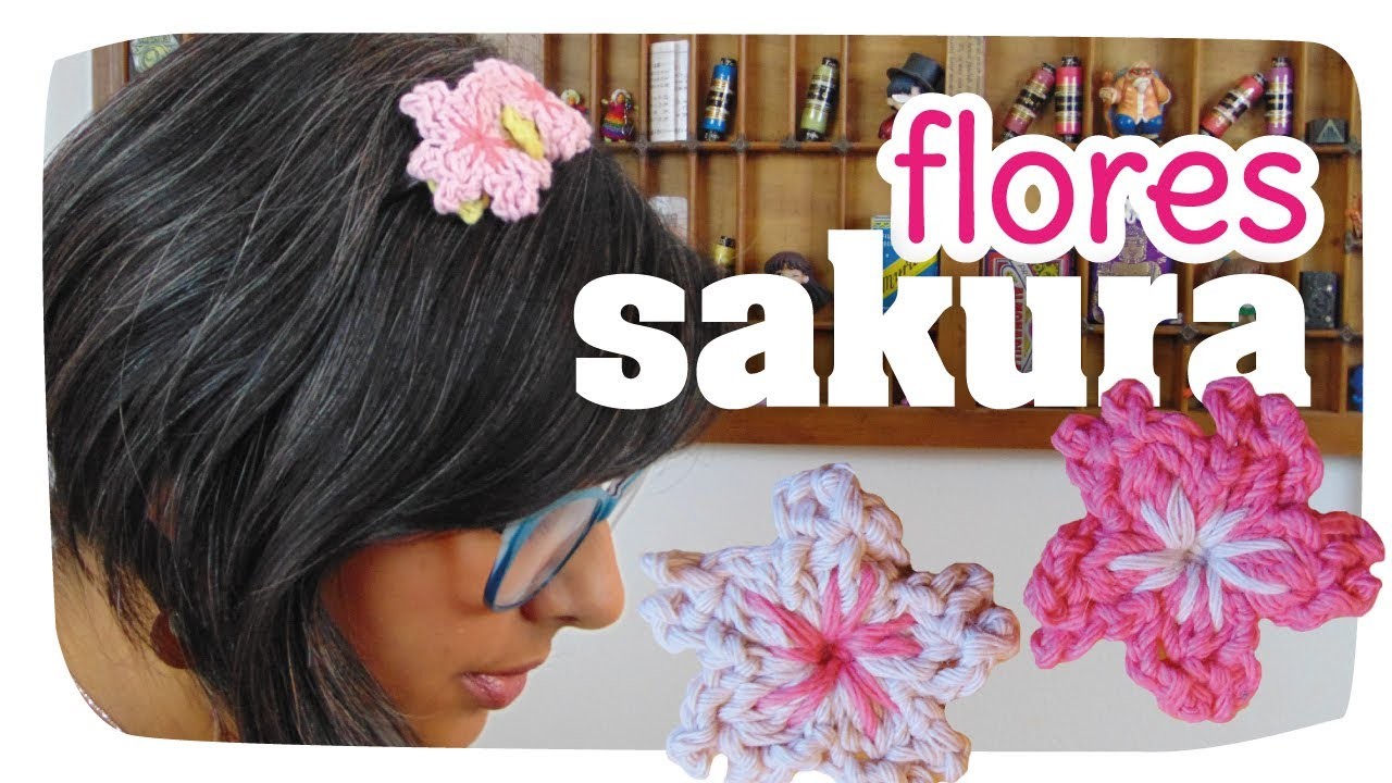 Flores SAKURA (cerezo japonés) - Tejido Kawaii #14