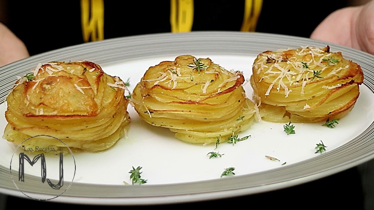 PATATAS AL HORNO CON PARMESANO Y TOMILLO | Receta fácil
