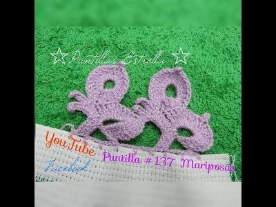Puntilla #137 Mariposas ????????