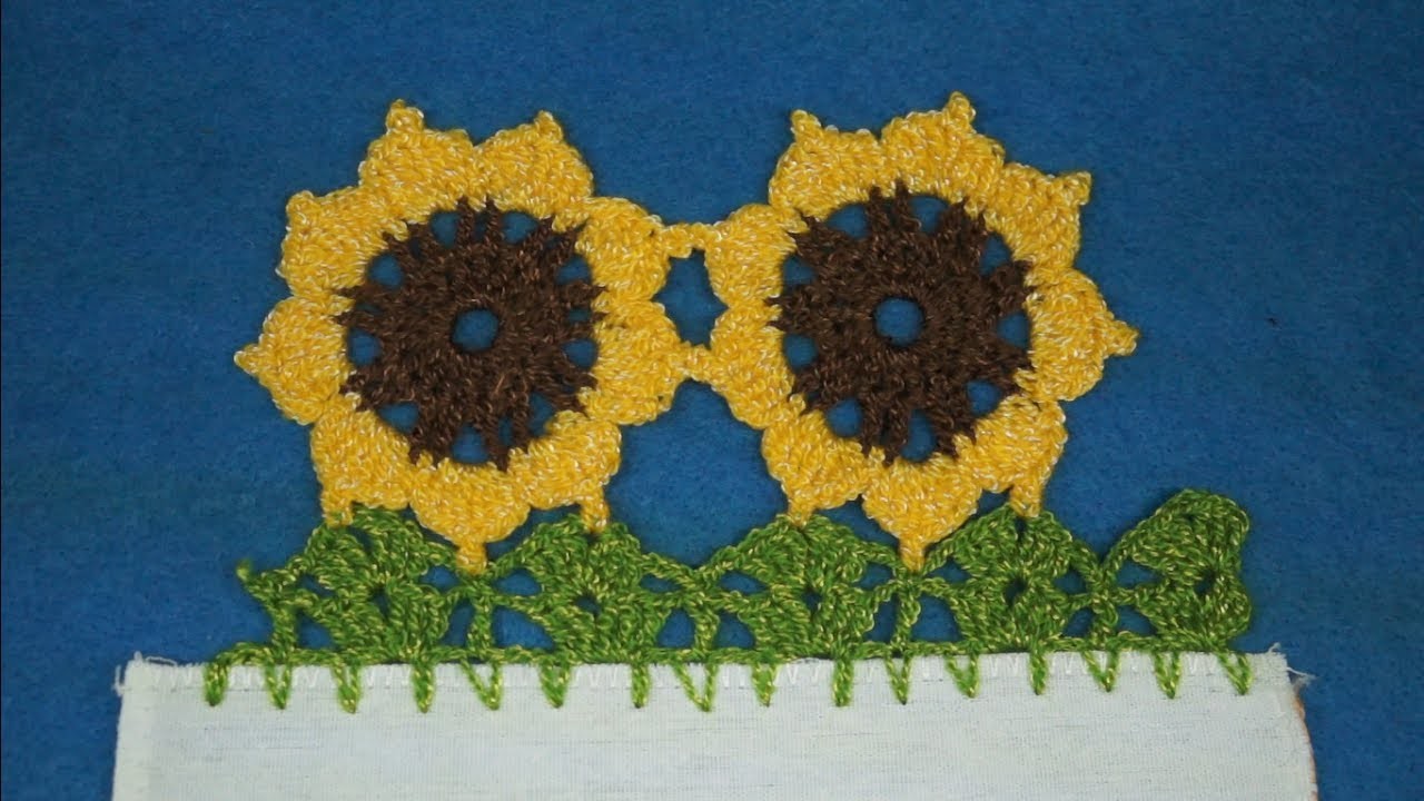 Puntilla 7 | Girasoles | Puntillas Maribel