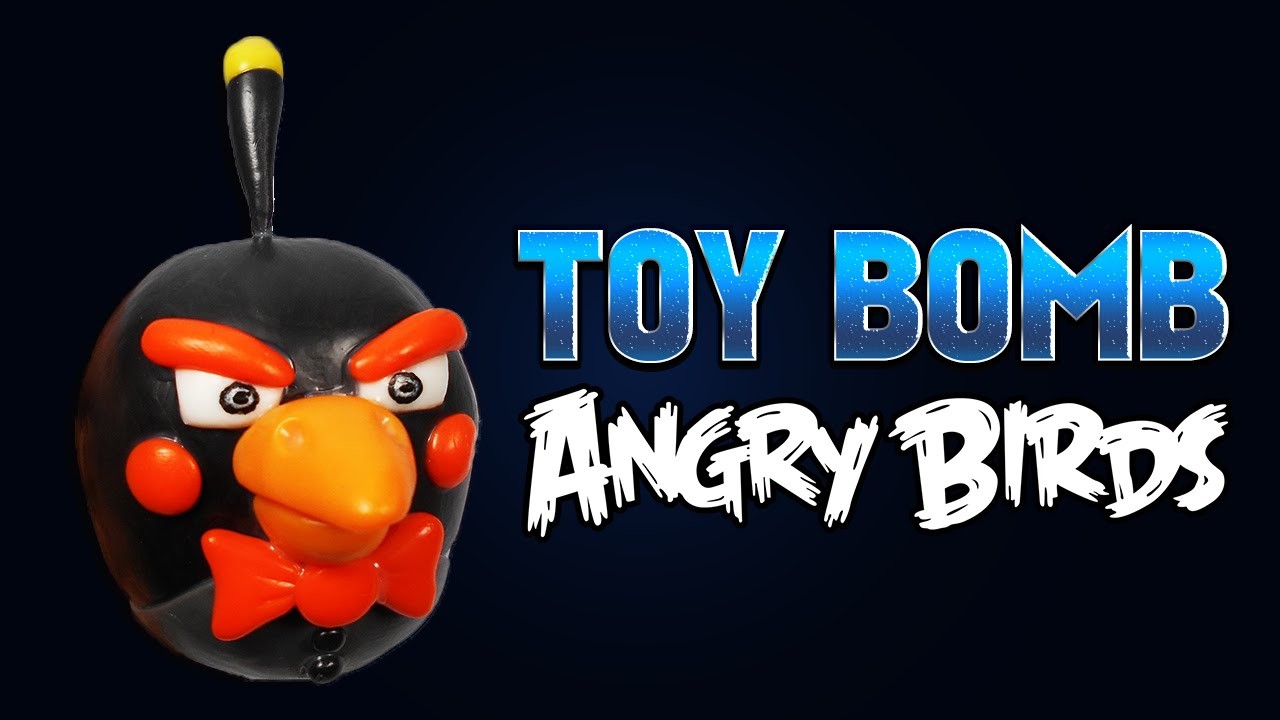 Angry Birds ✰ TOY BOMB Tutorial ✔ Polymer Clay ✔ Porcelana Fría ✔ Plastilina