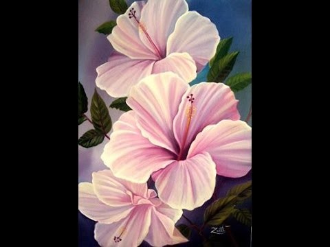 COMO PINTAR HIBISCOS