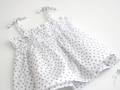 DIY Cómo hacer blusa fruncida niñas (patrones gratis incluidos)