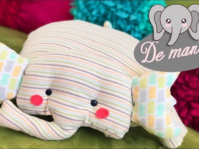 Elefante Bebé con Mantita :: como hacer un Elefante :: Chuladas Creativas Pillow Elephant