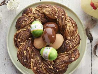 Nido de Pascua con Chocolate y Hojaldre - Recetas Nestlé Cocina