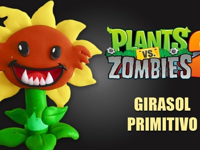 PLANTS VS ZOMBIES 2 GIRASOL PRIMITIVO EN ✓ PORCELANA ✓ PLASTILINA ✓ POLYMER CLAY