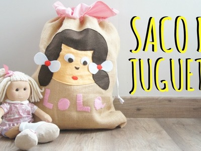 Saco para juguetes ( plantilla incluida ).