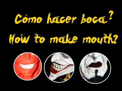 TIPS BÁSICOS PARA HACE BOCA. BASIC ITEMS TO MAKE A MOUTH - IDEARS FIGURAS COLECCIOBANLES