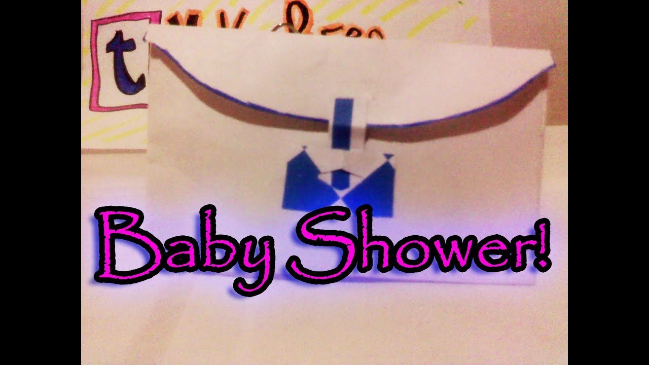 Baby shower Sobre Para invitacion