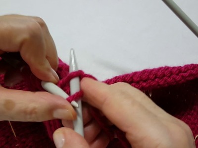 Chaqueta de punto, escote redondo espalda