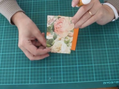 Cómo hacer decoupage con film adherente - How to decoupage with adherent film