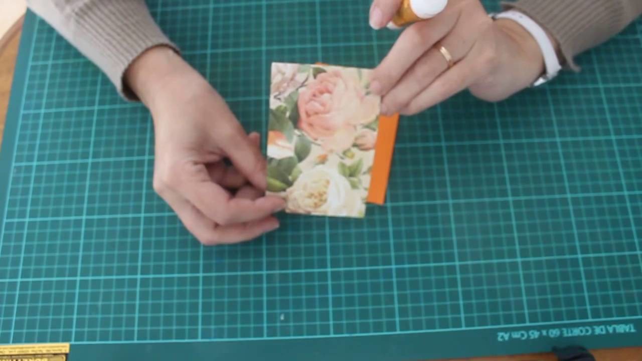 Cómo hacer decoupage con film adherente - How to decoupage with adherent film