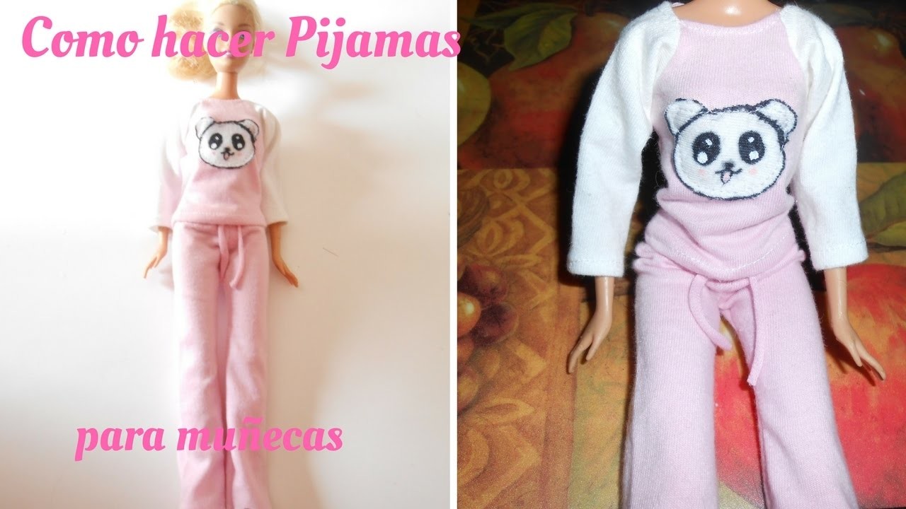 Como hacer pijamas para muñecas