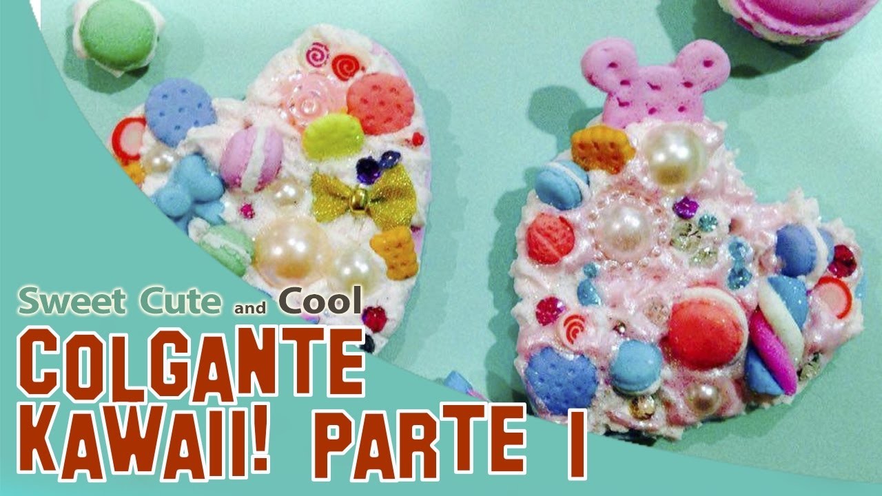 Como hacer un colgante kawaii! Parte 1 Decoden