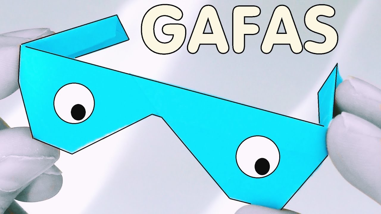 Cómo hacer unas Fantásticas GAFAS (LENTES) de Papel | Origami Fácil