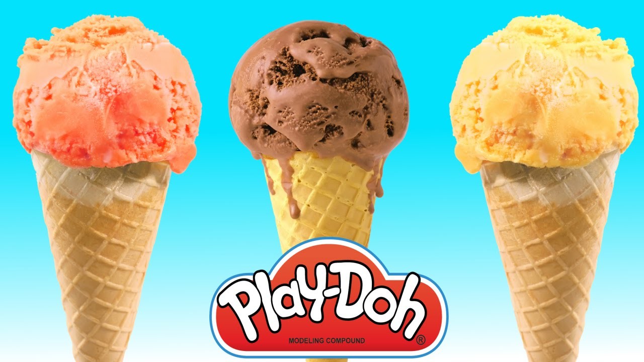 Crea Tus Propios Postres Con Play Doh ???? Play Doh Ice Cream Divertidas Manualidades Plastilina