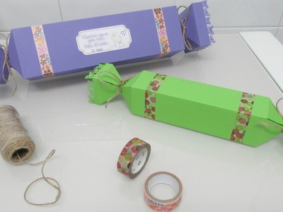 Envolver regalos de forma original. Caja - caramelo (Cualquier medida)