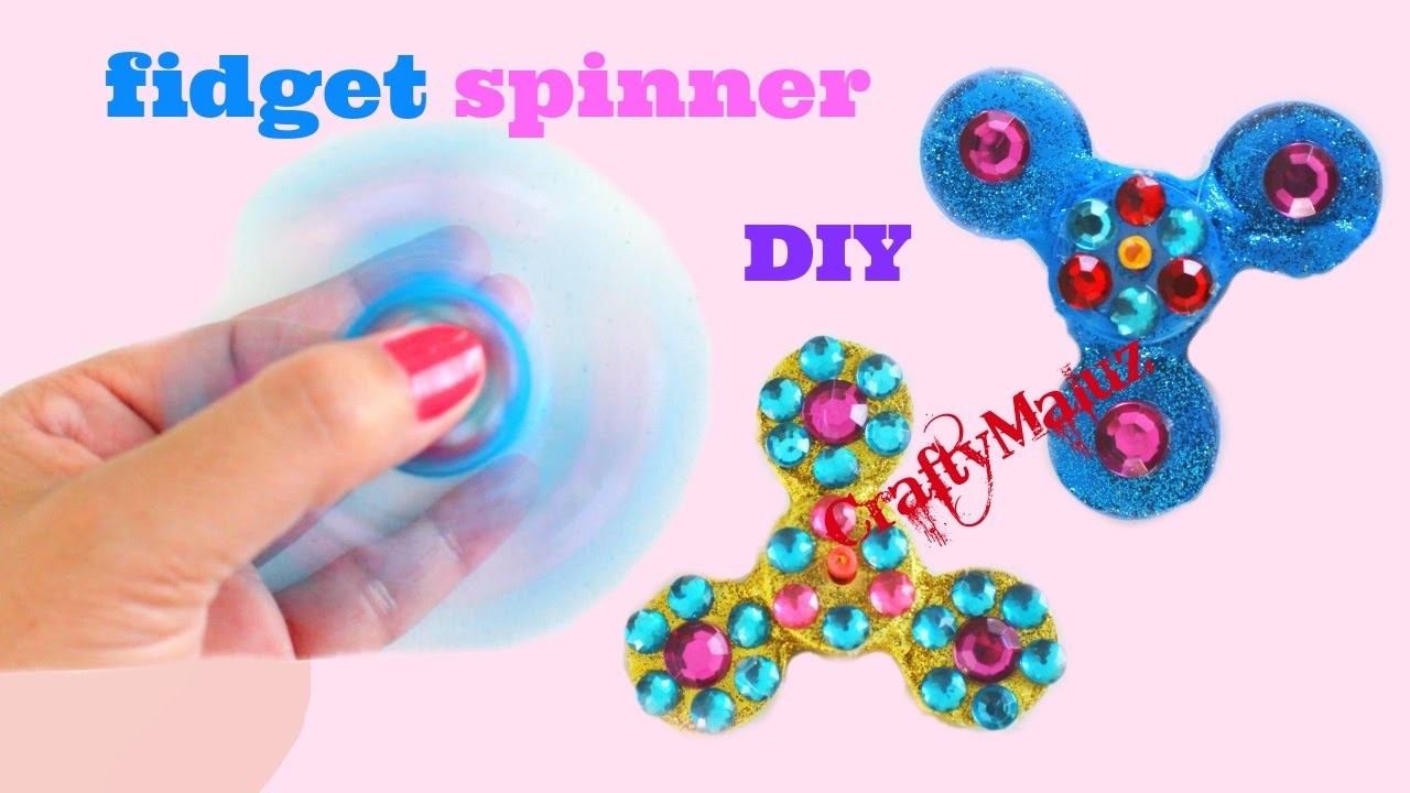 Fidget Spinner casero | como hacer un fidget spinner casero con tapas de botella de plastico