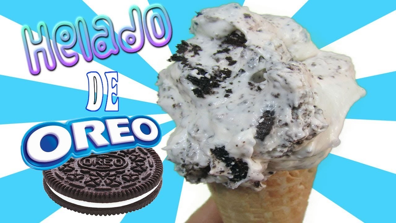 Helado de galleta Oreo Cremosito | FACIL |  Cookies and cream Ice cream