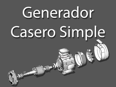 Mini Generador | Casero | Ideal para cortes de luz