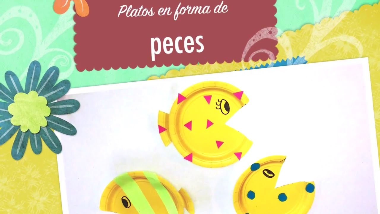 PECES CON PLATOS DE CARTÓN | MANUALIDAD