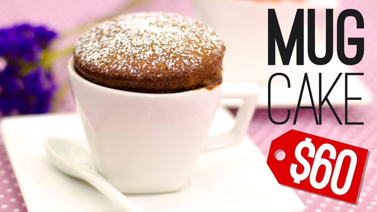 RETO: MUG CAKE POR MENOS DE 60 PESOS (3 EUROS.3 DÓLARES) ☕️????| Recién Cocinados