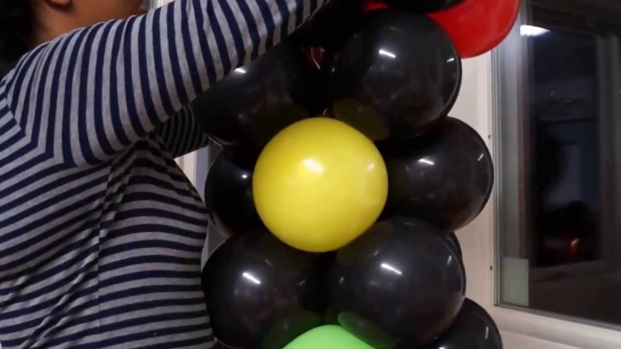 Semaforo en globos,,,balloon light
