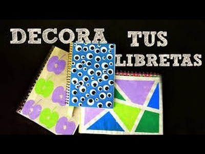 Como decorar libreta estilo galaxy