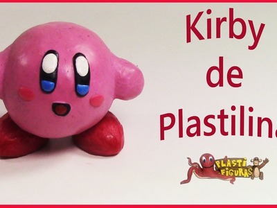 Como hacer a Kirby de Plastilina.Porcelana Fria.How To Make Kirby with Plasticine.Clay