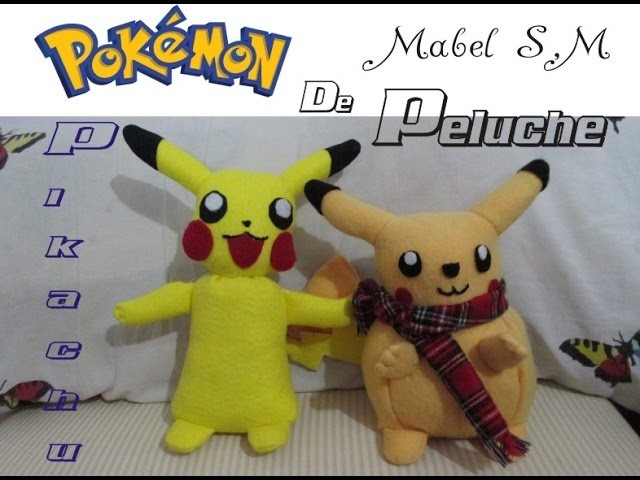 Cómo hacer a Pikachu de peluche (2 modelos)